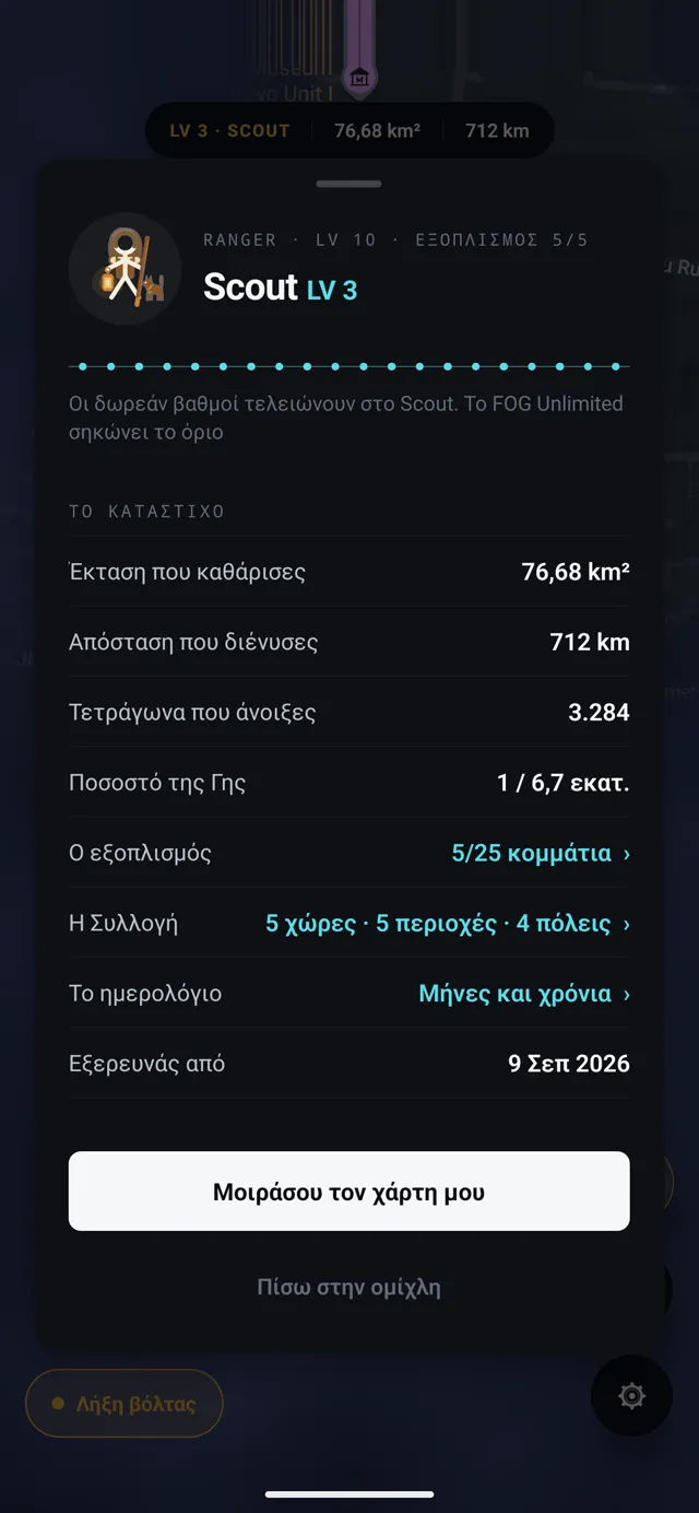 FOG, Το κατάστιχο