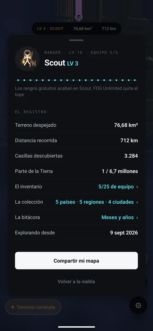 FOG, El registro