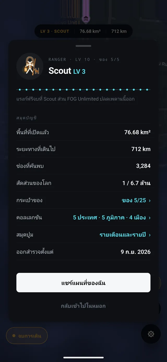 FOG, บัญชี